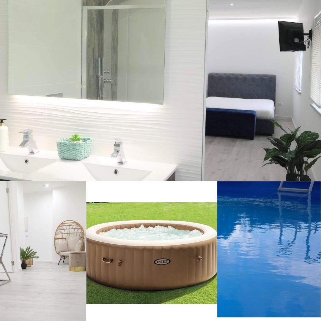 Casa Incrivel Refugio Lieva ,Piscina , Jacuzzi Exterior E Zona Kids Appartement Nelas Buitenkant foto