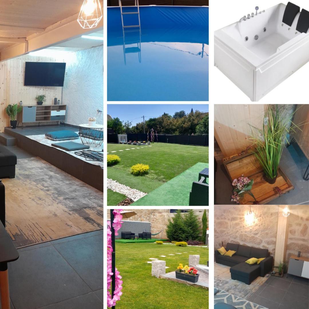 Casa Incrivel Refugio Lieva ,Piscina , Jacuzzi Exterior E Zona Kids Appartement Nelas Kamer foto